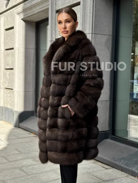 Шуба из соболиного меха - фото 9