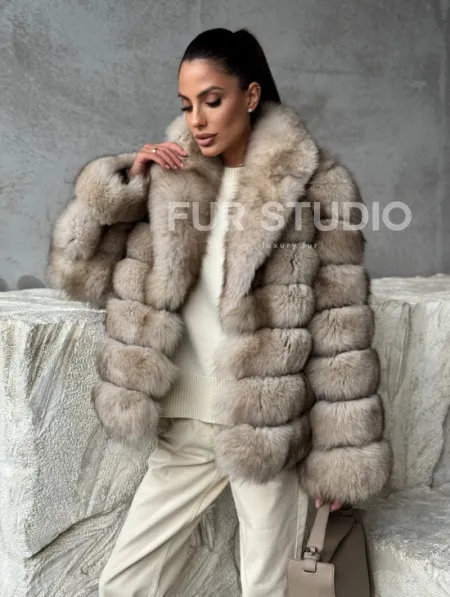 Шуба из песца - фото 0