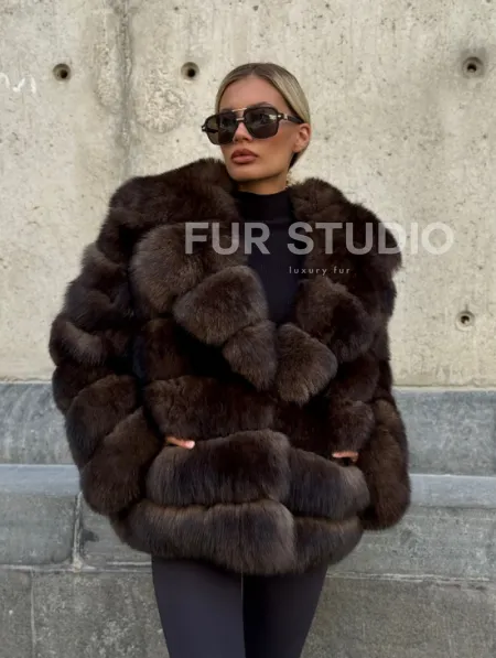 Шуба под соболь - фото 5