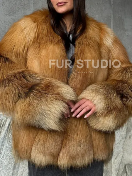 Шуба из лисы - фото 1