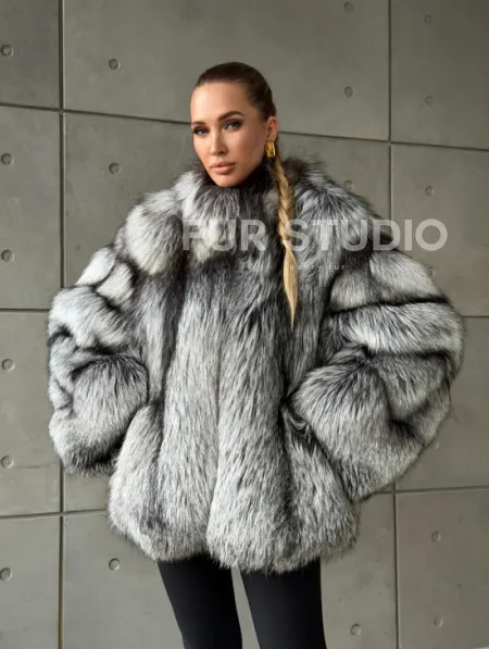 Шуба из чернобурки - фото 11