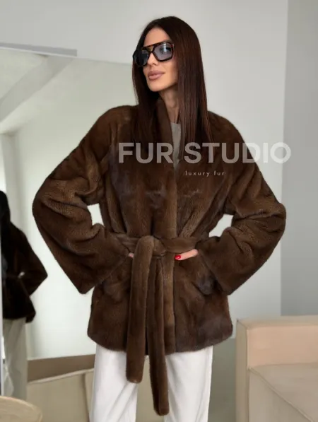 Модная норковая шуба 2026 - фото 6