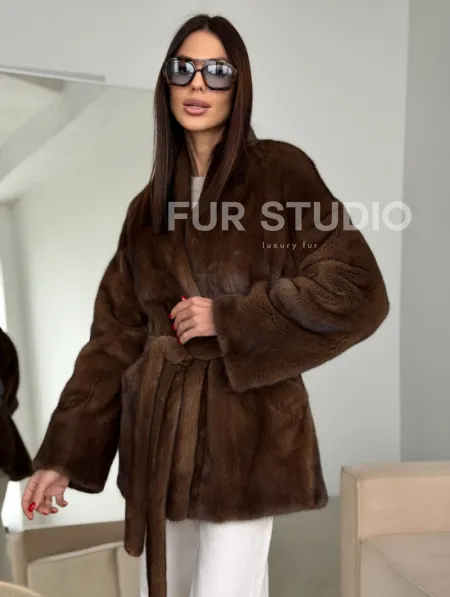 Модная норковая шуба 2026 - фото 4