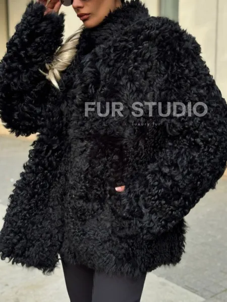 Дубленка из натуральной овчины Тиградо - фото 1