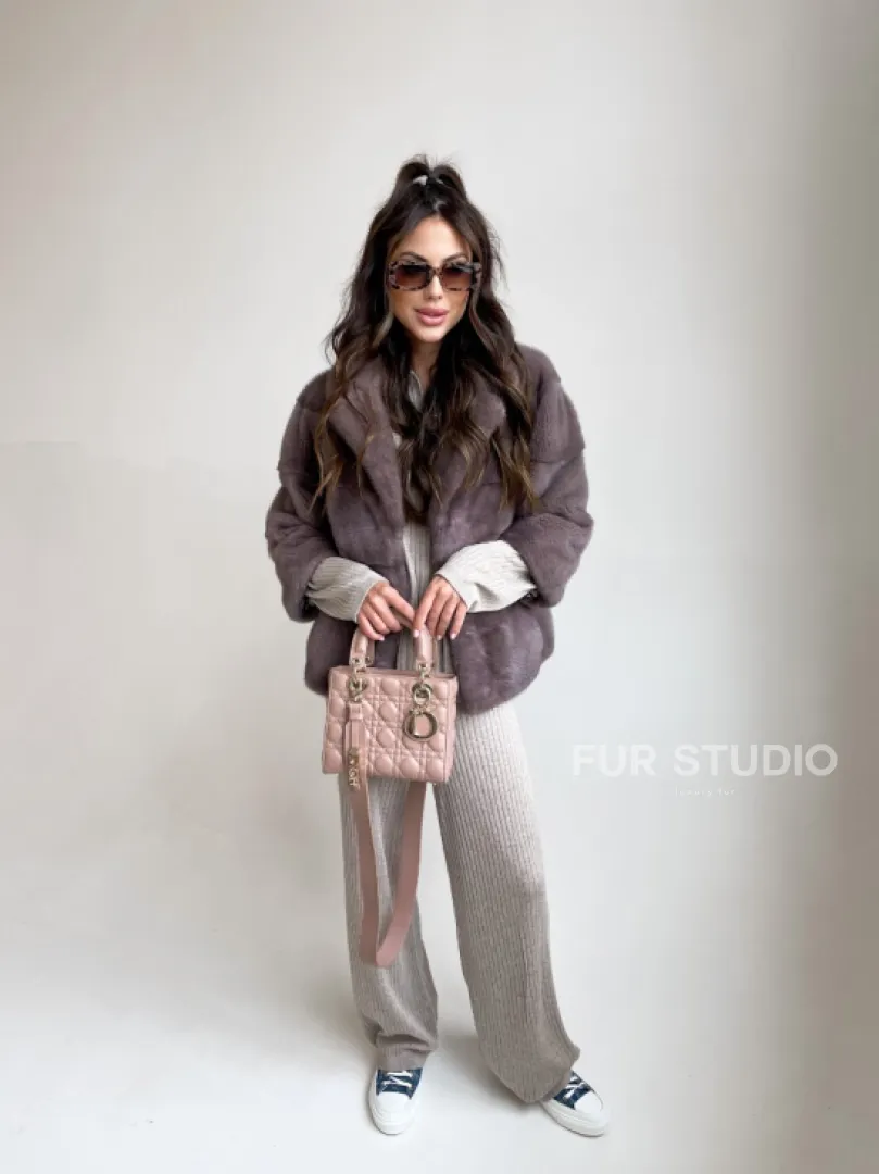 Шуба из меха норки автоледи - фото 3