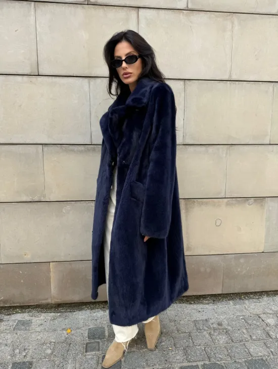 Норковая шуба цельный мех Saga furs - фото 14