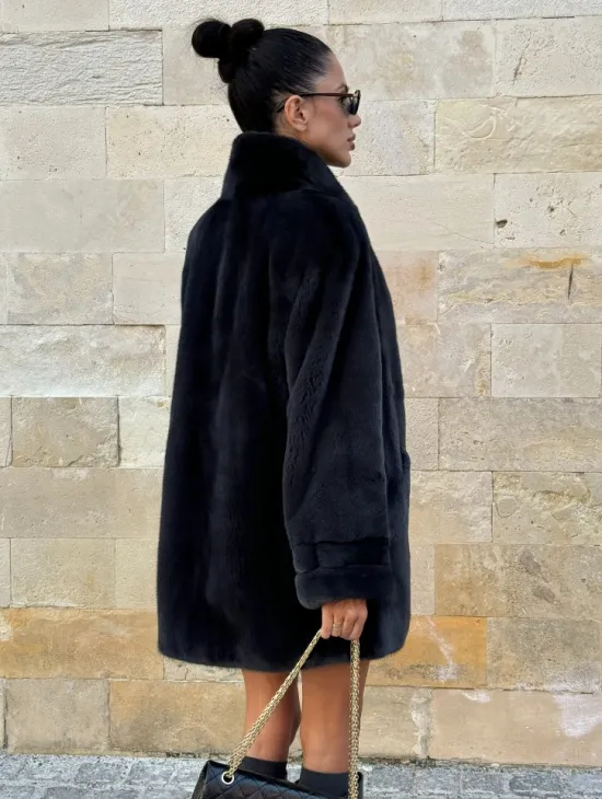 Шуба (жакет) из меха норки KOPENGAGEN FUR - фото 7