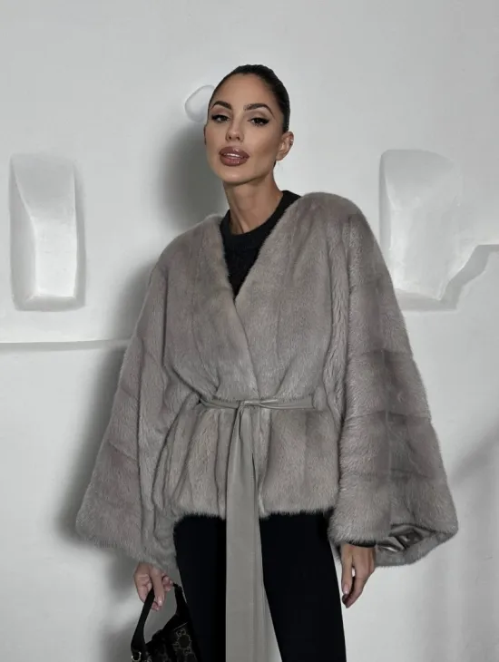 Шуба норковая натуральная короткая 