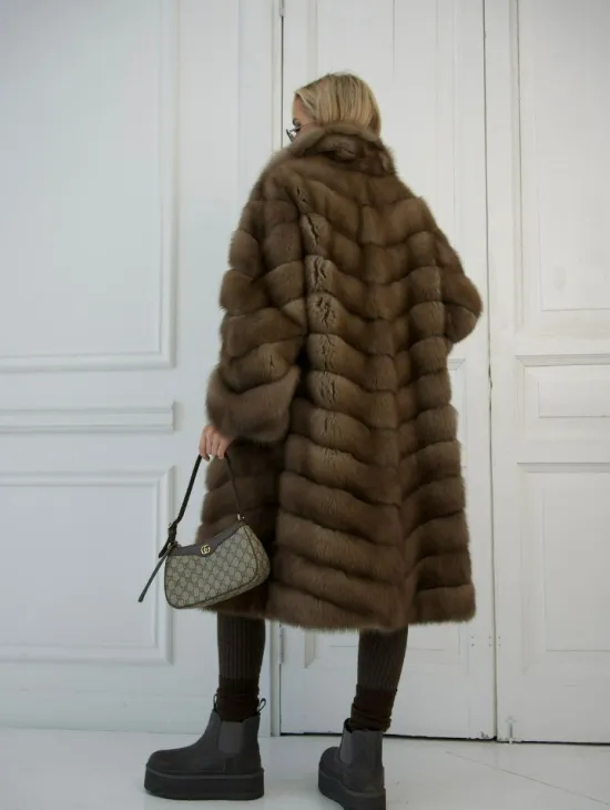 Шуба из куницы - фото 5