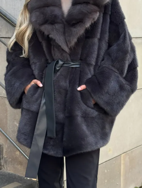 Женская норковая шуба 2026 - фото 1