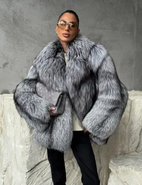 Полушубок из чернобурки - фото 7