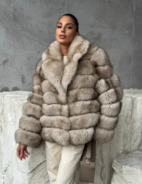 Шуба из песца - фото 12