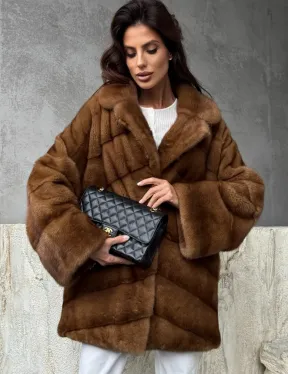 Полушубок норковый - автоледи - фото 4