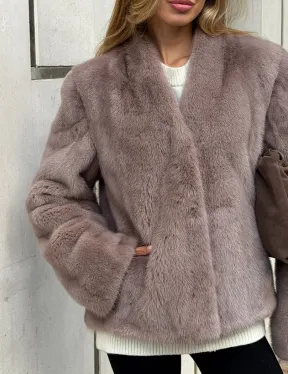 Кроп-топ шуба норковая - фото 3