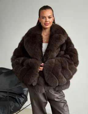 Шуба под соболь - рукава косички - фото 0