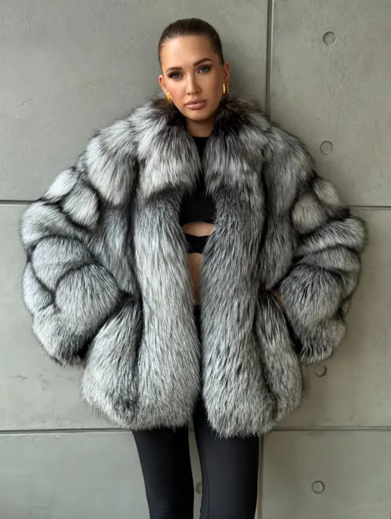 Шуба из чернобурки - фото 6