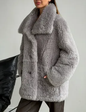 Полушубок из овчины - фото 6