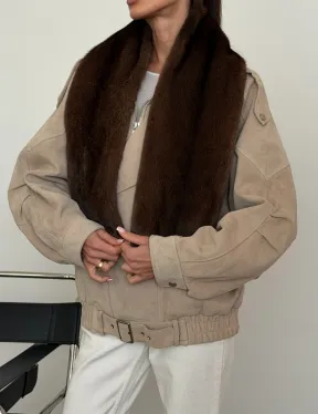 Шарф из меха норки - фото 3