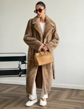 Шуба норковая классика - пастель - фото 8