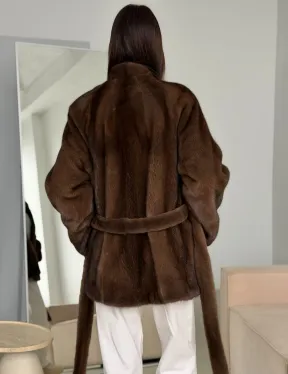 Модная норковая шуба 2026 - фото 3