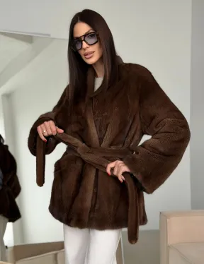 Модная норковая шуба 2026 - фото 7