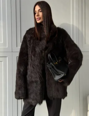 Женская дубленка из тосканы - фото 7