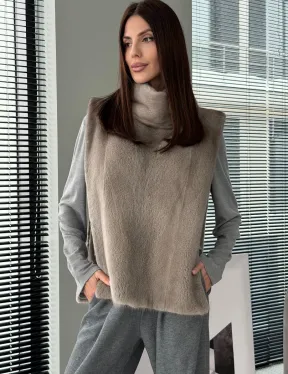 Норковая манишка «весна 2026» - фото 5