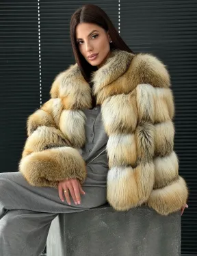 Полушубок из лисы - фото 10