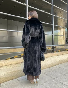 Норка BLACKGLAMA роспуск английский воротник - фото 9